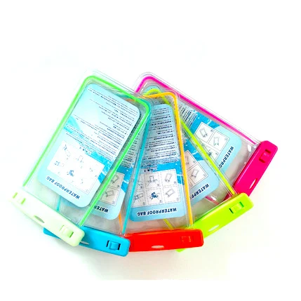 

China manufacturer direct supply Underwater Smartphone Mobile Phone PVC waterproof phone dry case pouch touchscreen
