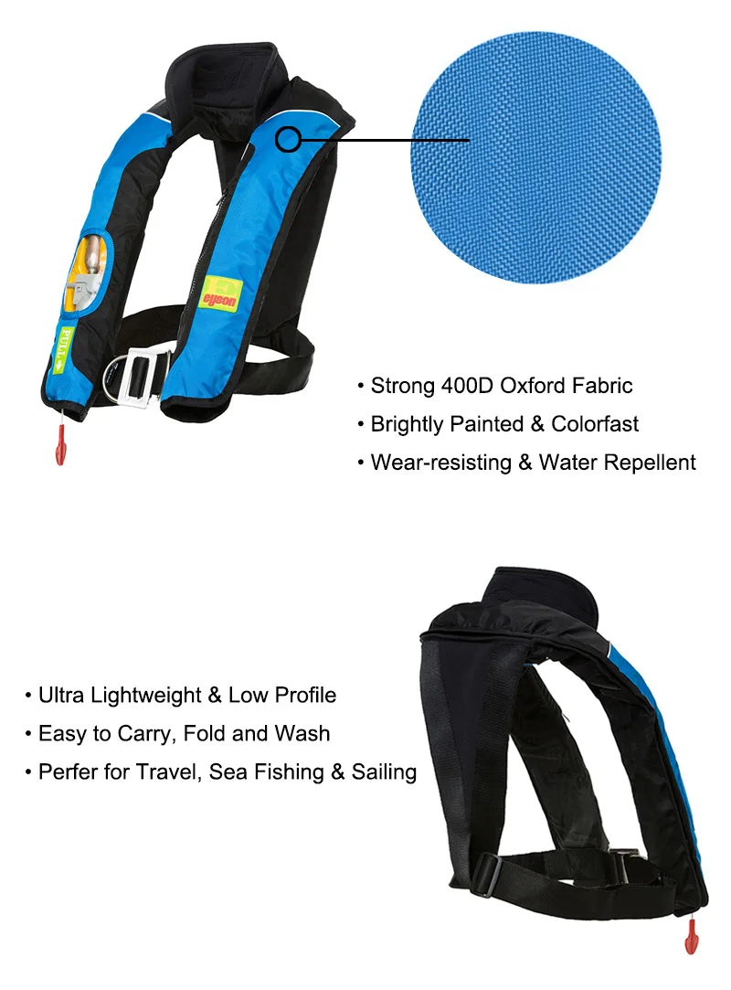 Eyson Co2 Inflatable Lifesaver Coast Guard Approved Water Safety Life ...