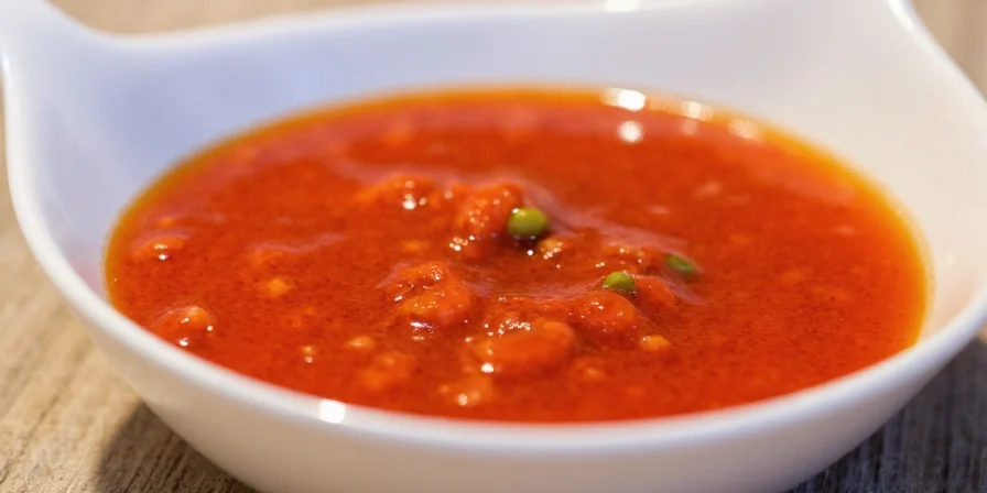 Homemade Sweet Thai Chili Sauce in a Glass Jar