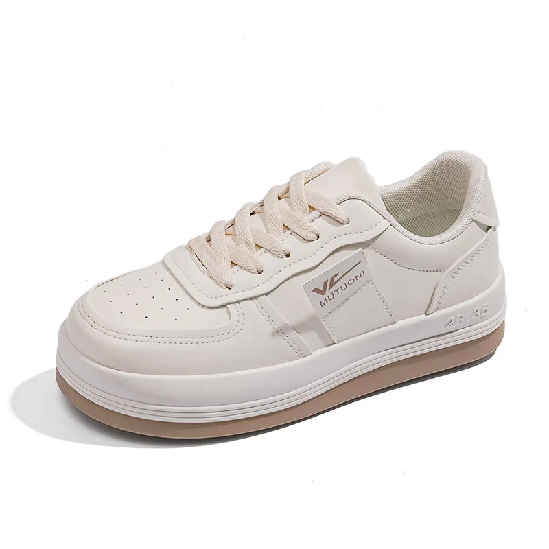 

Dropshipping 2022 thick sole white shoes women sports fashion sneakers