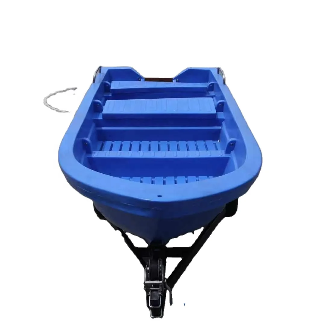 

6.3M Blue PE Plastic Cruising Boat Polyethyiene Rescue Boat Rigid Hull Outboard Motor