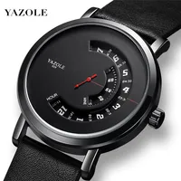 

2019 New Design YAZOLE 509 new Reloj fashion Wrist men watches Genuine Leather quartz watches men wrist luxury watch