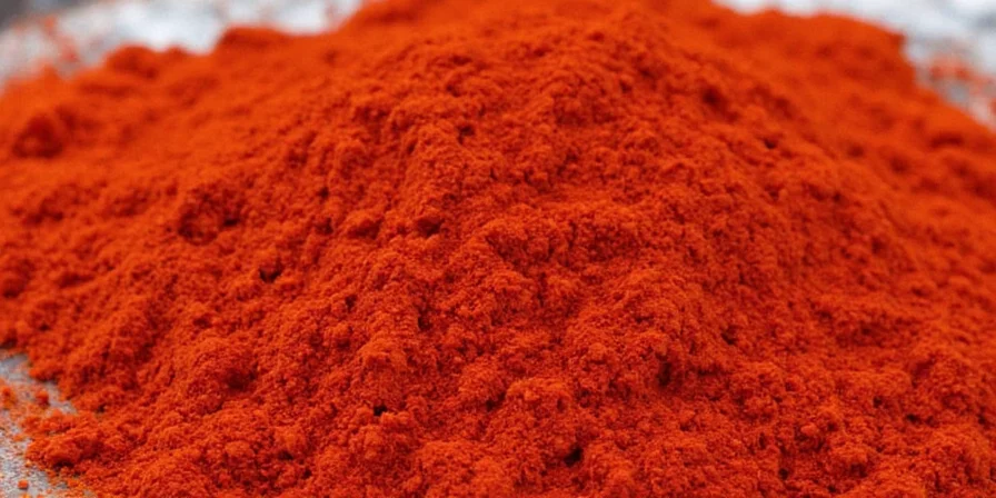 Paprika powder in a spice jar