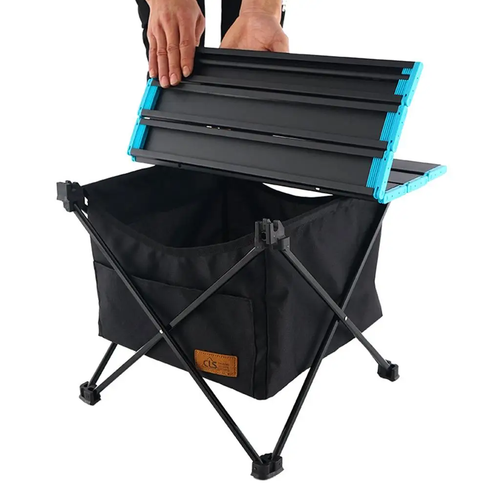 

Outdoor Folding Table Storage Basket Picnic Table Storage Hanging Bag Bag Waterproof Camping Barbecue Table