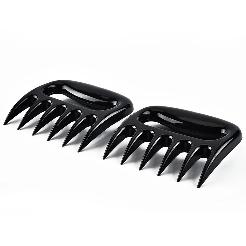 

Black Plastic Bear Claws Shredding Forks Multi Turkey Bbq Accessories Set Tool Meat Shredder Fork Claws