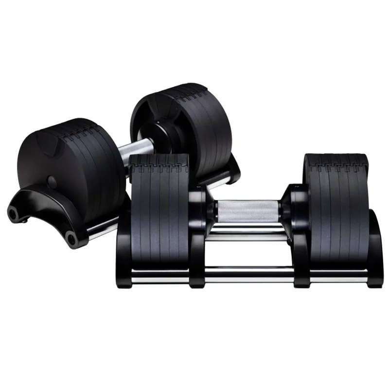 

High Quality Home Gym Equipment Fast Adjustment Adjustable Dumbbell adjustable dumbells Gym/Fitness Accessories, Custom color