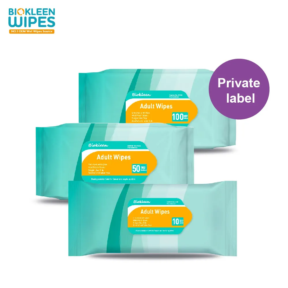 

Biokleen premiostened adult wipes wet tissues adult body wipes individual wrapped adult cleaning wet wipes non alcohol