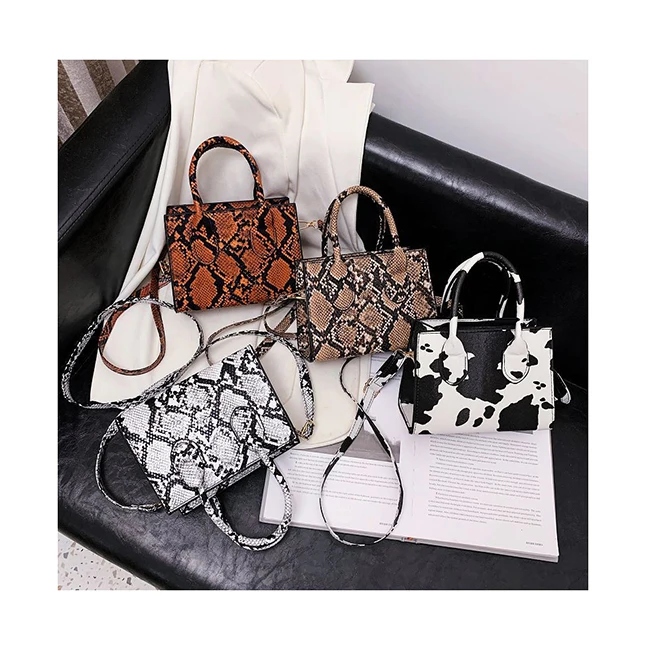 

Snake Print Ladies Shoulder Crossbody Purses and Handbags 2022 Women Mini Hand Bags Serpentine Luxury Handbags for Women Bolsas