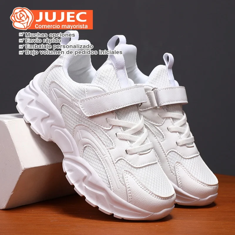 

Children Sneakers Autumn New Kids Soft Bottom Mesh Breathable Leather Casual Shoes School Sports Running Sneakers for Boys Girls