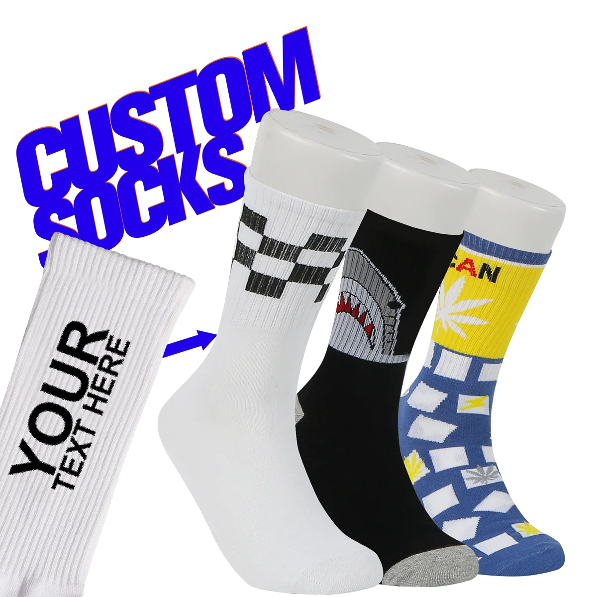 

custom design knit logo customised socks custom logo bicycle cycling socks custom