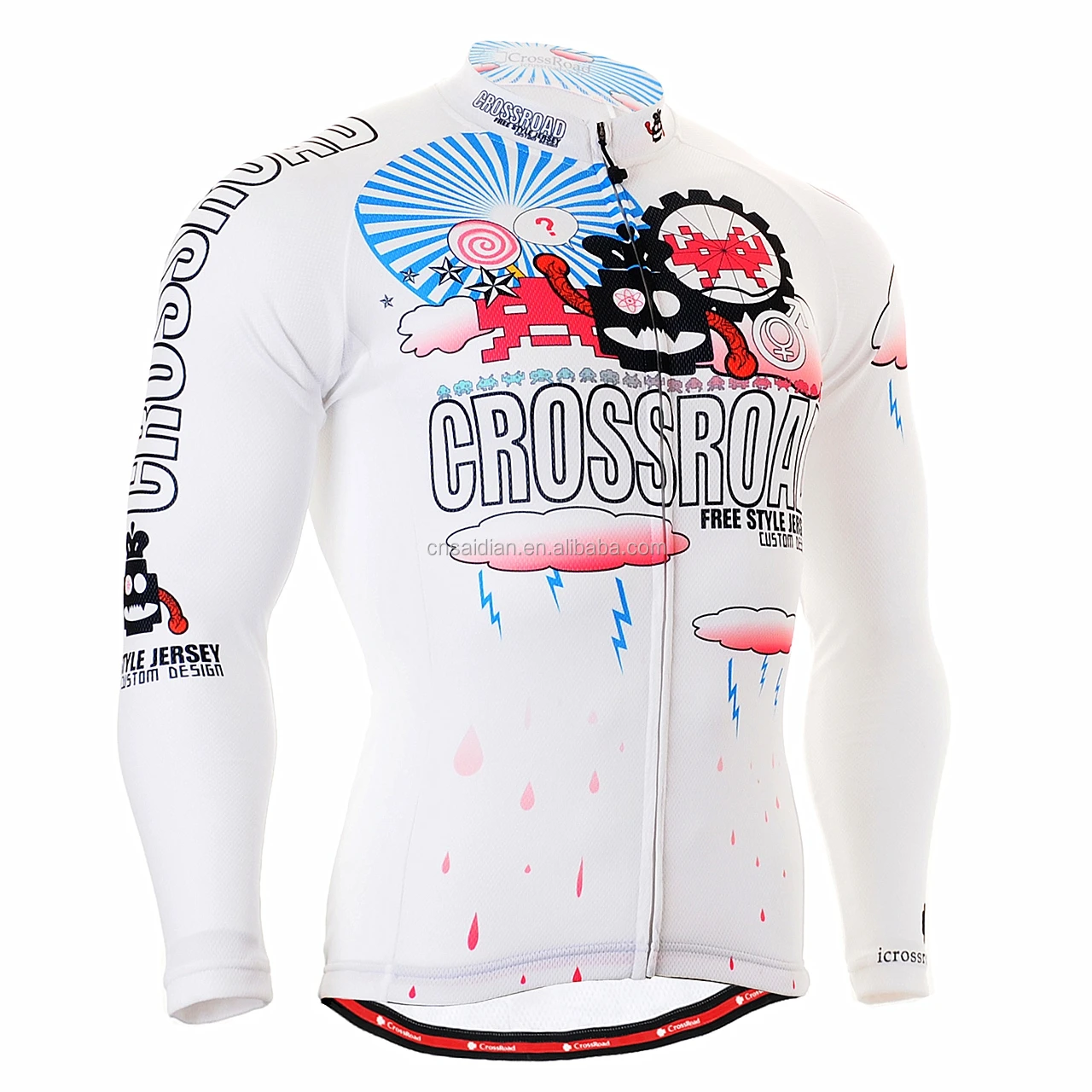 

OEM digital sublimation custom winter cycling jersey wear for women, Customized color