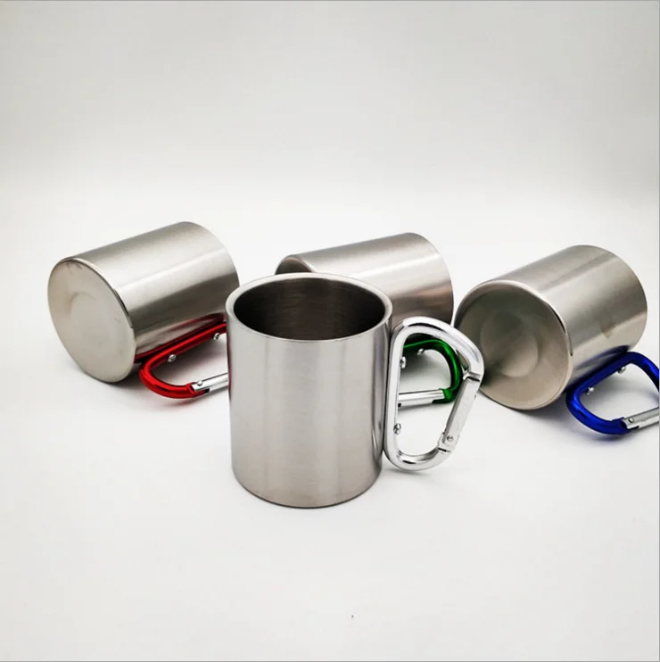 

Sport Suppler Bottle Sublimation Stainless Steel Mug with Steel Handle