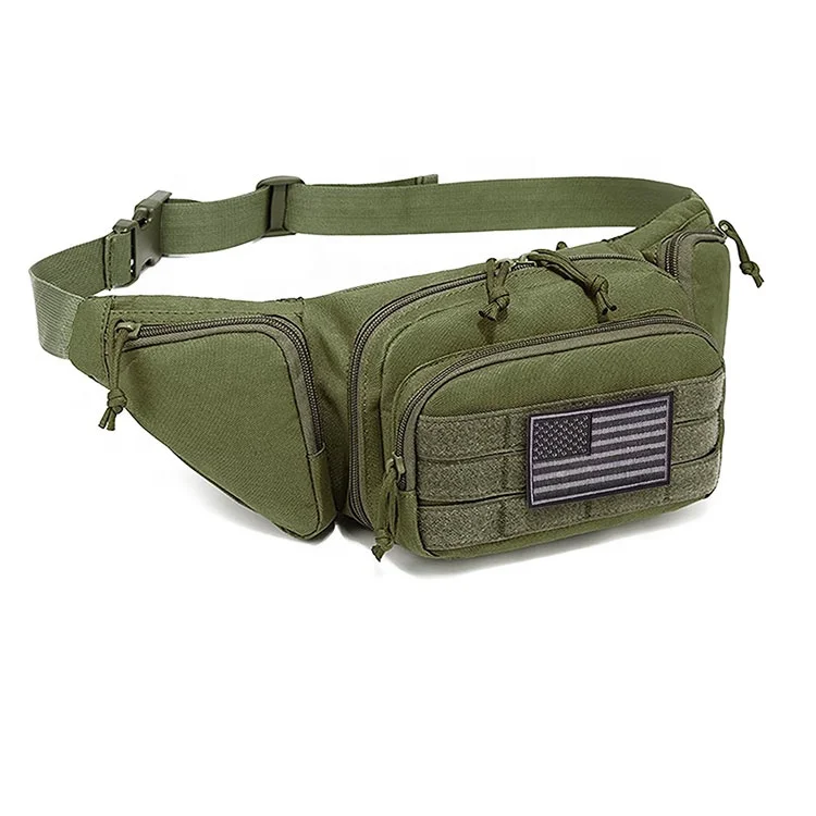 

Outdoor Hiking Shoulder Bag, Military Molle Fanny Pack, Tactical Fishing Waist Bag, More than 10 colors for reference
