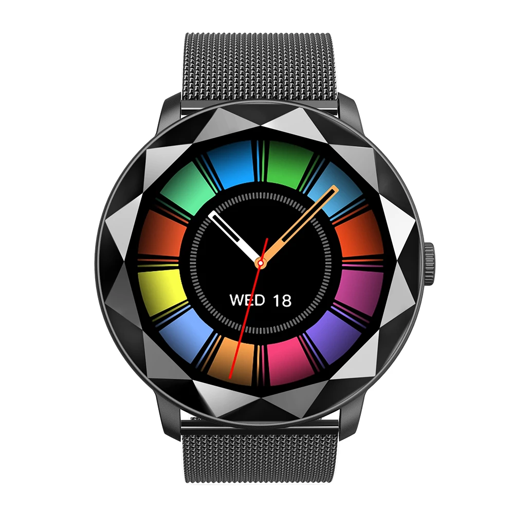 

2022 New Watch Round Full Color Screen Reloj Android iOS All Compatible watch For Android