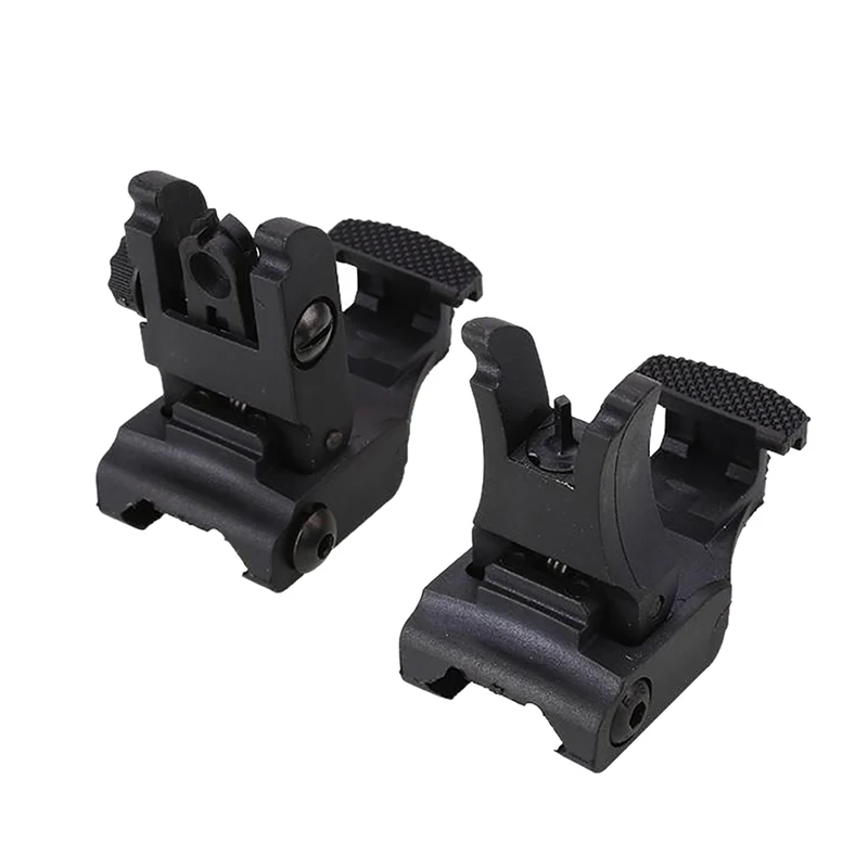 

Low Profile 71L Flip up Sight Tactical Backup Sight ar15 rear sight, Black