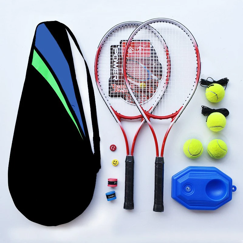 

2021 Good Quality Custom Professional Youth/Juniors Recreational 25 Inch Tennis Racket set, Black