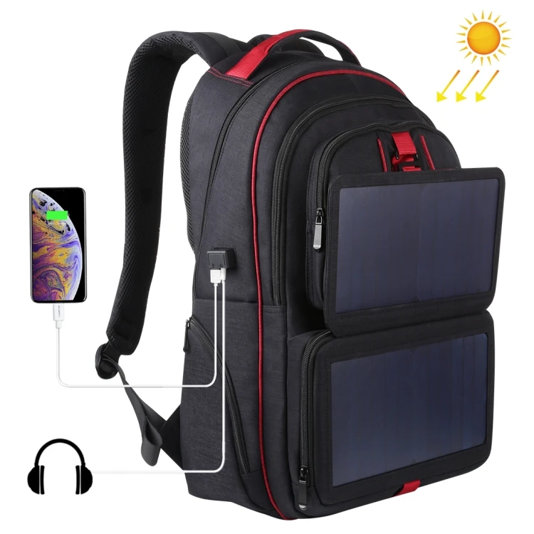 

Panic Buying HAWEEL Outdoor Portable Canvas Dual Shoulders 14W Foldable Solar Power Backpack