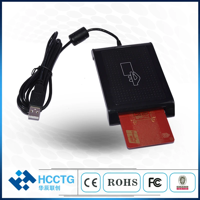 CCID USB Contact IC Chip NFC RFID Smart Contactless Card Reader with PSAM HD5 - ANKUX.COM