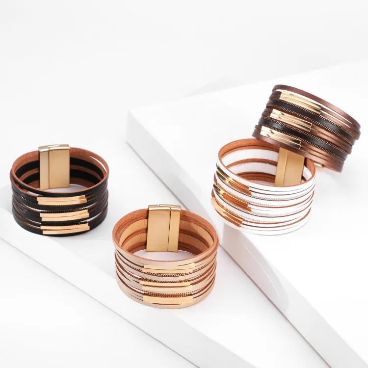 

Factory outlet 2021 boho bracelet and leather bracelet for stack bracelets