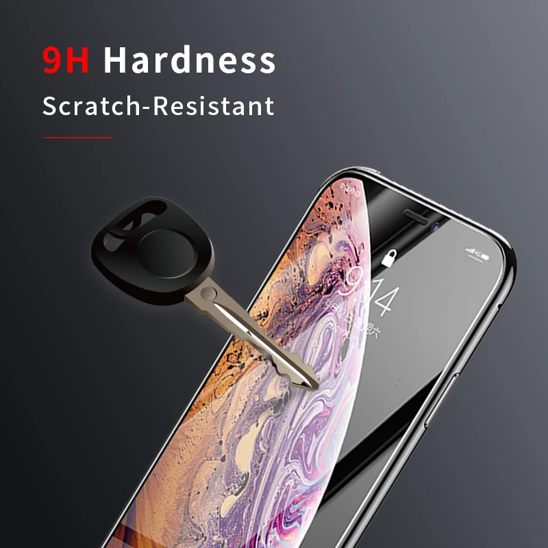 
Amazon Hot Sale For iPhone 11 Por Max Screen Protector Glass 9H HD Full Cover Explosion-proof Screen Protective Film 