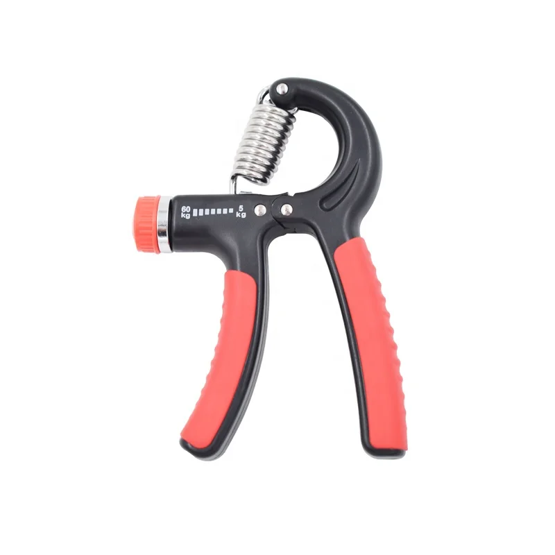 

100% manufacturer adjustable hand grip strengthener fitness finger heavy exerciser grip strength trainer rubber hand grip, Customized color