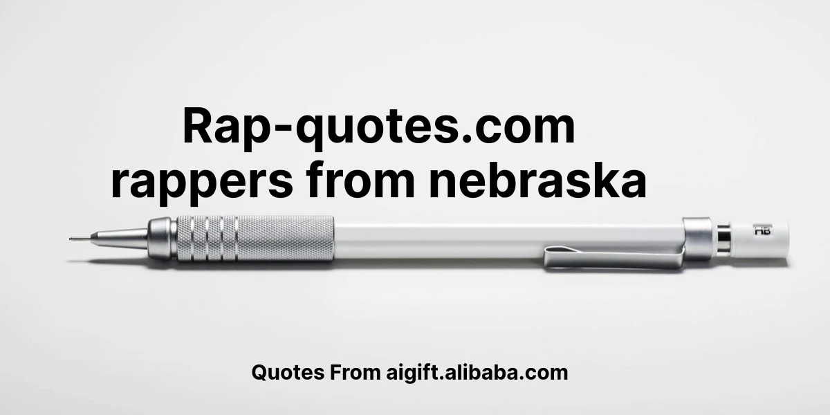 rap-quotes.com rappers from nebraska