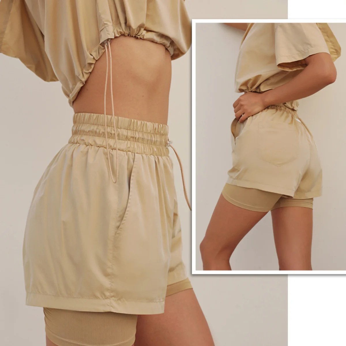 

Wholesale 2 Piece Women Gym Set Women Shorts and Top Workout Fitness Suits Spring Summer Casual Fitness Sport Workout Sets