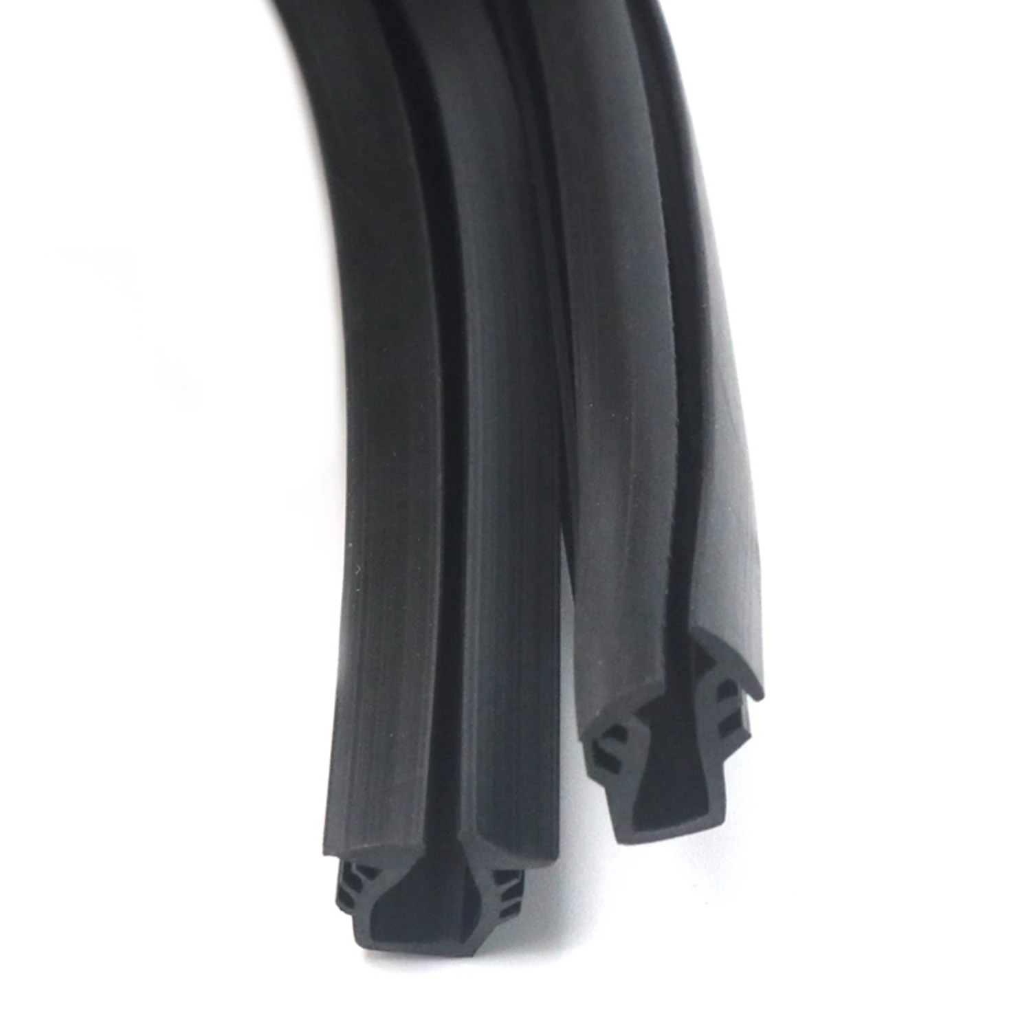 U Shape Waterproof Sliding Glass Door And Window Flat Rubber Seal Strip