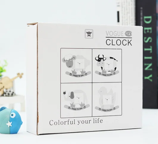 
Korean version of the cute creative horse sheep sheep see-saw small alarm clock clock 