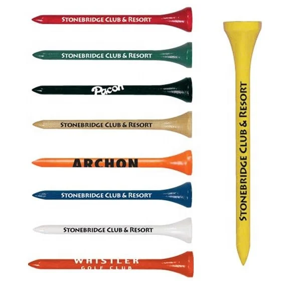 

Hot Sales Amazon Printed Color Golf Wooden Tees Custom Logo Professional Unbreakable Multiple Colors Sizes for Cheapest Prices