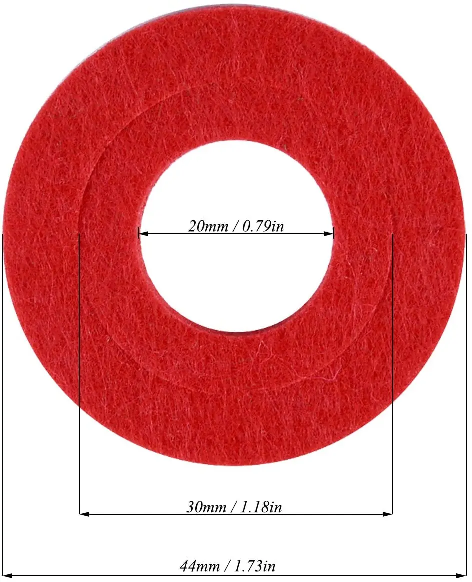 24 Pcs Felt Battery Terminal Anti Corrosion Washers Fiber Battery