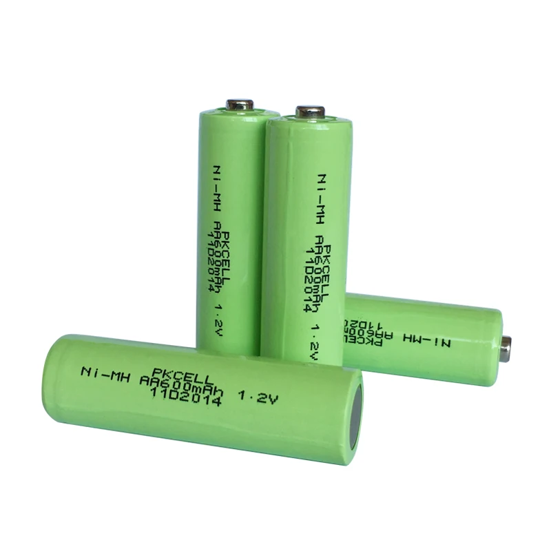 

High performance Ni-Mh aa 600mah 1.2v rechargeable battery cell of China factory supply for shaverhair cuttertoy