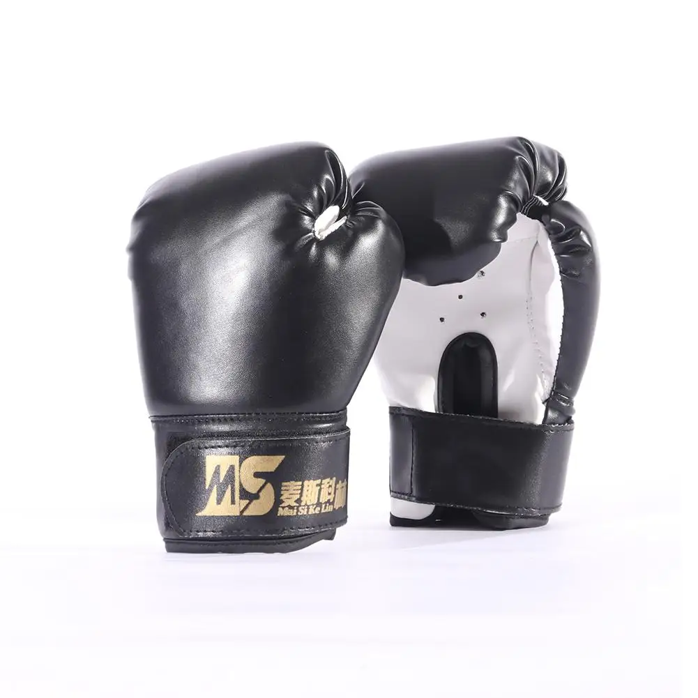 

Child Boxing Gloves Kids Professional Training Fighting Gloves Muay Thai Sparring Punching Kickboxing Breathable PU Gloves