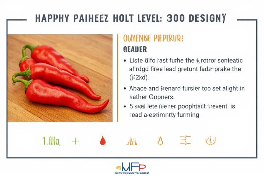 Cayenne Pepper Heat Level: 30,000-50,000 SHU Explained