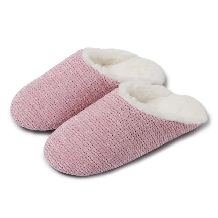

New model winter home indoor antiskid warm men's and women's simple cotton slippers, As picture