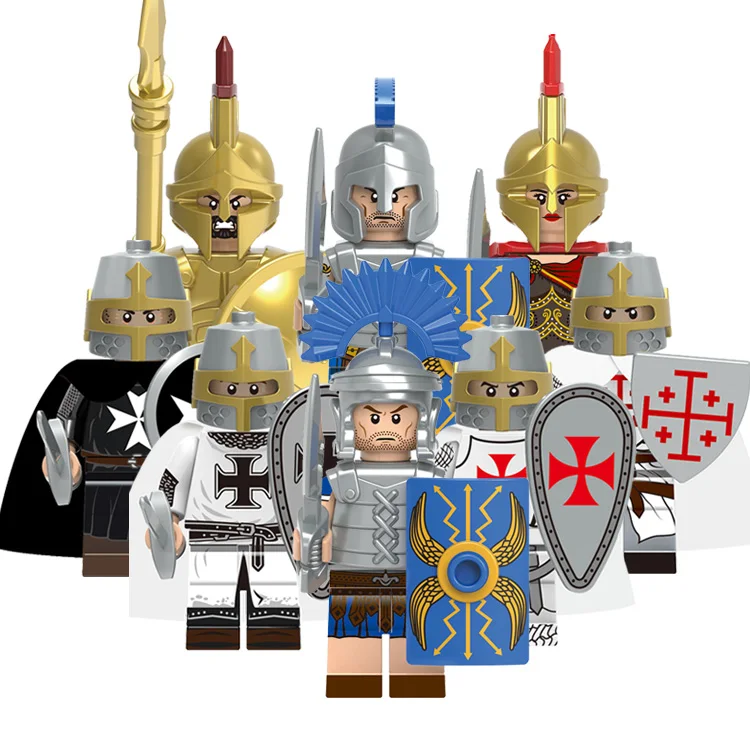 

X0316 Knights Spartan woman warrior Roman soldier Hero of Sparta Mini Block Toys For Kids