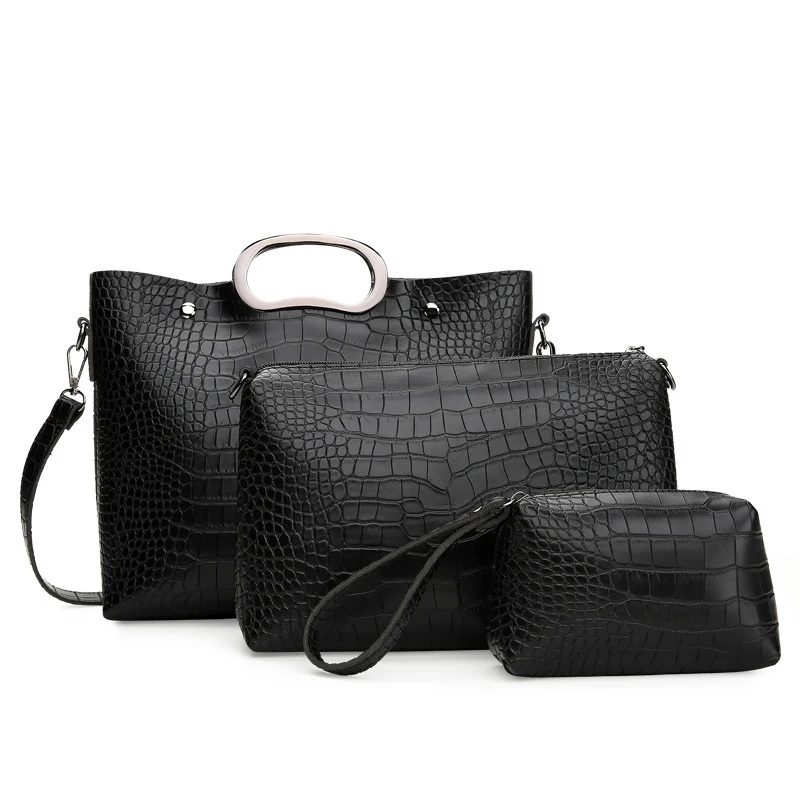 

Luxury Handbags Ladies Crossbody Bag Women Hand Bags Set With 3PCS