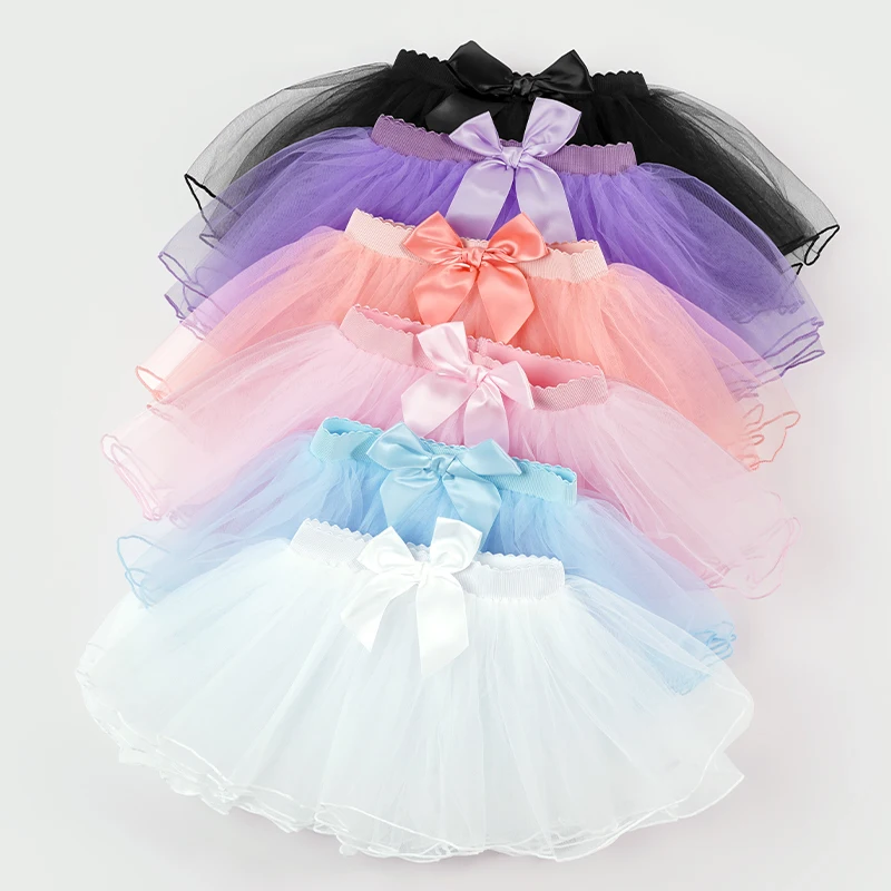 

Kids Ballet Tulle Skirts Girls Tutu Dress 4 layers Tutu Skirt