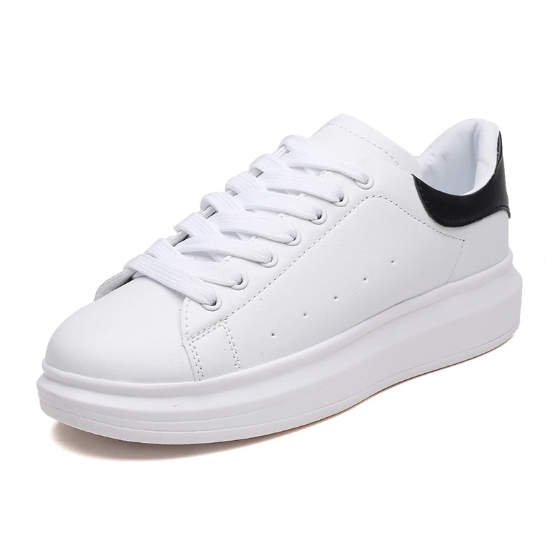 

qd8803 Thick trend fashion casual white shoes lover sneaker men and women good quality make in CHINA, Black-white/white-black/white-green