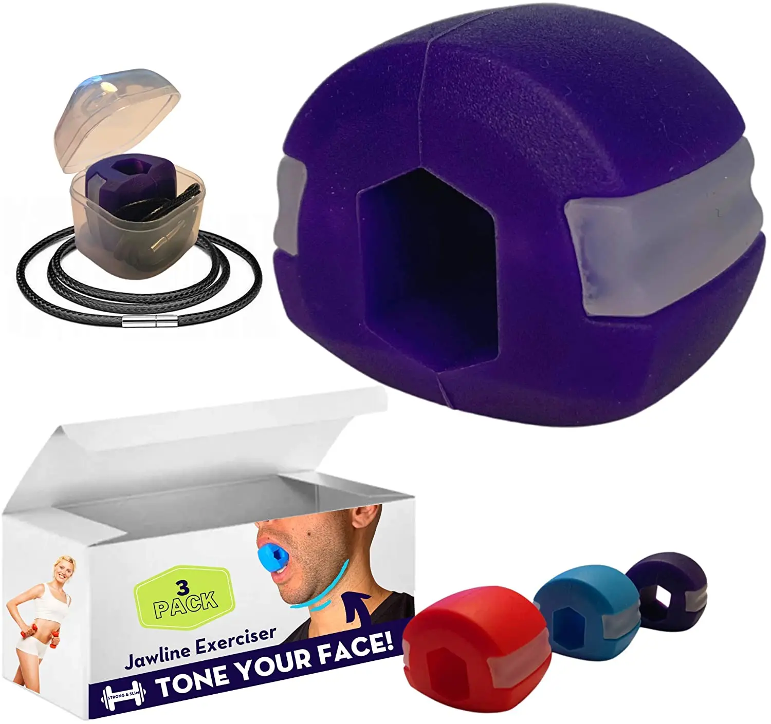 

HUAYI jaw jawline exerciser face exercises for jawline jaw exerciser jawline