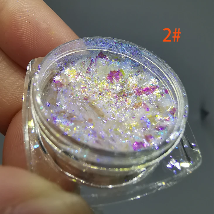 

Wholesale Duochrome Pressed Chameleon Glitter Eyeshadow Christmas Makeup, 6 color types