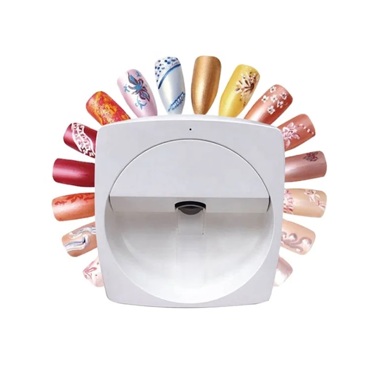 

printers machine transfer picture o2 nail printer painting machine, White