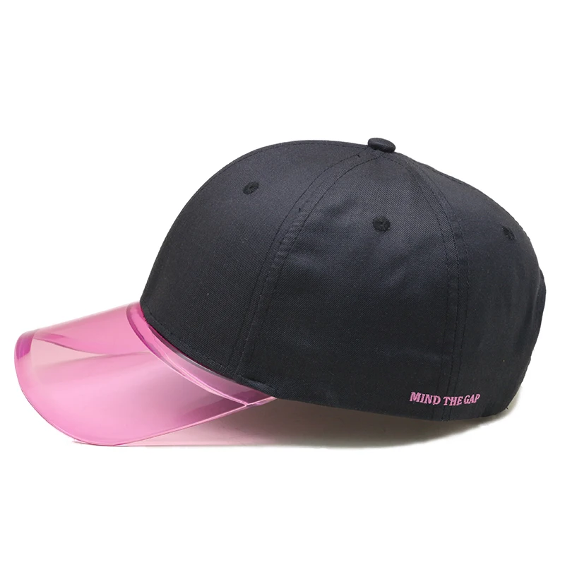 transparent visor baseball cap