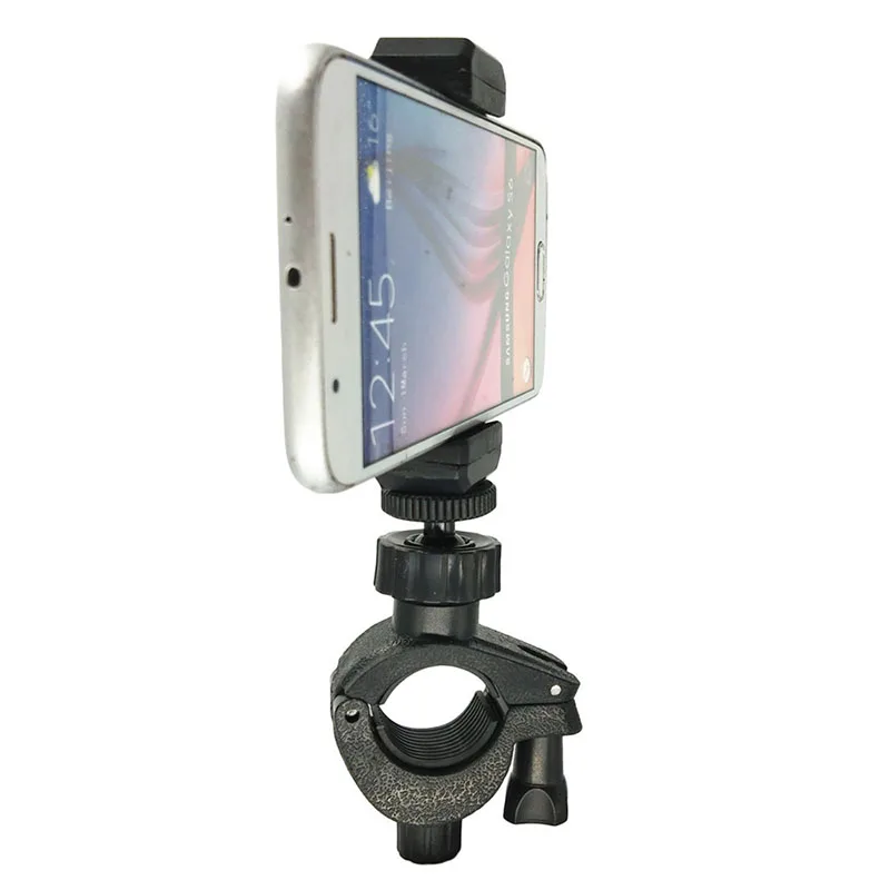 

Szsmilin multi-function pole bar clamp handlebar mount quick release bike phone holder