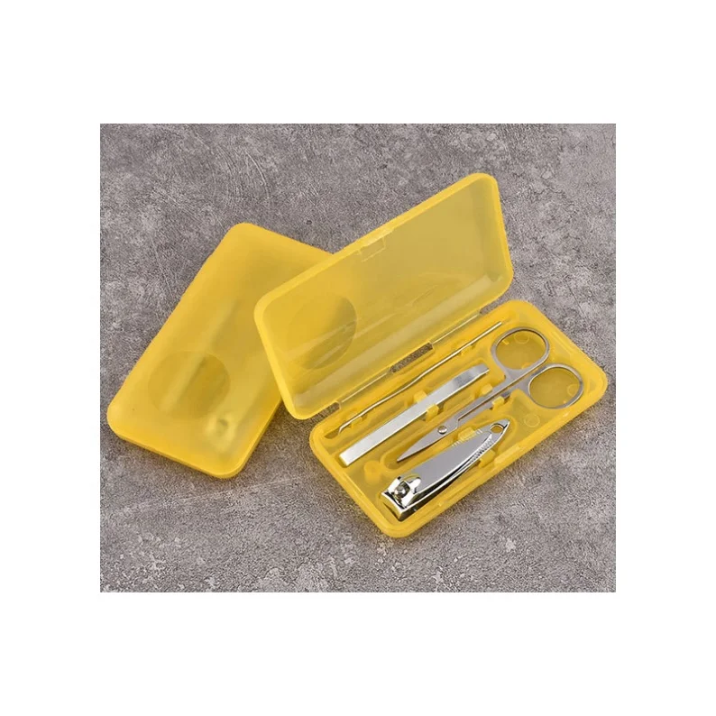 

4 pcs Professional manicure tools stainless steel nail clipper manicure gift set