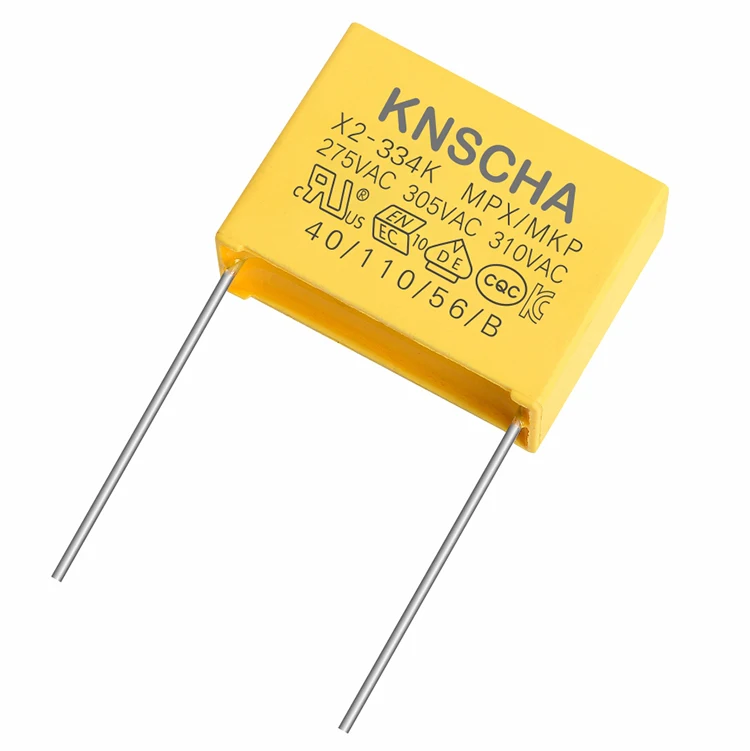 Lot De 2 Condensateurs De Sécurité MKP X2 - 0.33µF (334K) 275V AC - Pas 22.5mm
