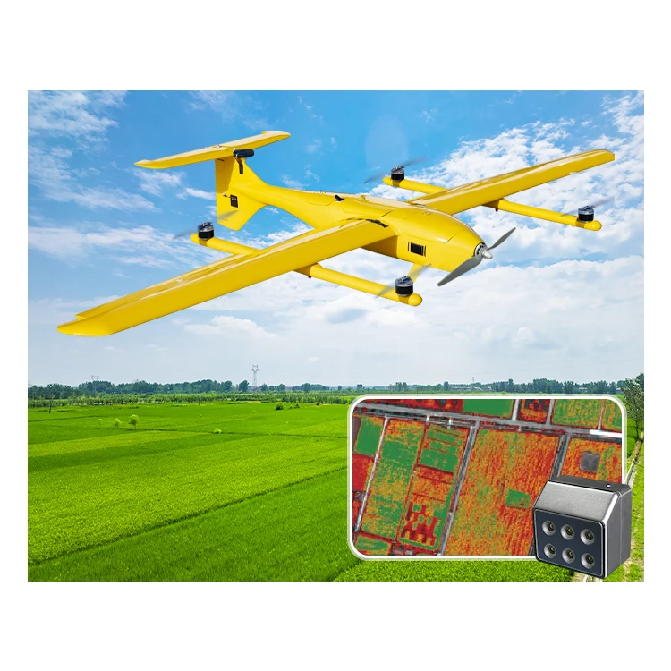 

Foxtech Pegasus VTOL UAV Aircraft with Multispectral Camera Drones Agricolas For Farming Protection