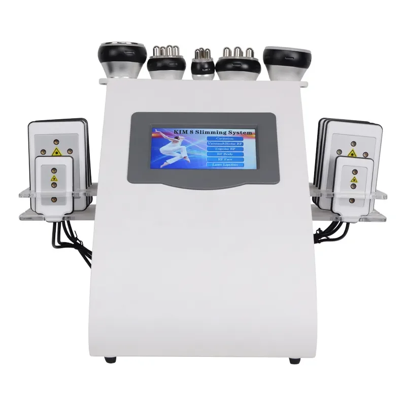 

2023 New 6 in 1 RF Laser 40k or 80k cavitation beauty machine Fat Burning Vacuum Cavitation Body Slimming Instrument