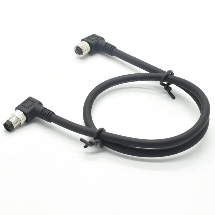 

Electronic Connector waterproof 5 pin male and female cable wire M8 connector