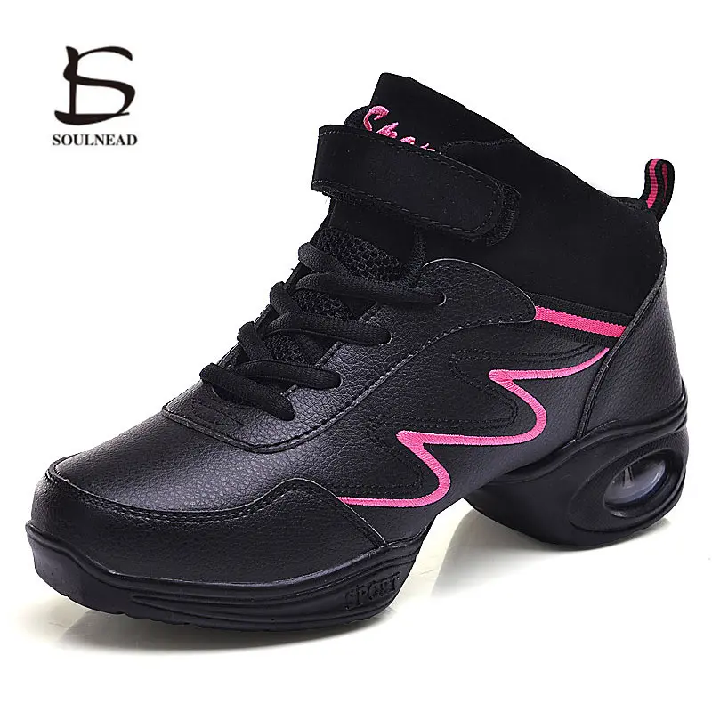 

Women Outsole Breath Feature Dancing Shoes Ladies Modern Jazz Dance Shoes Female Practice Sports Shoes, Black gray,white,black glod,black rose